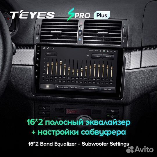 BMW 3-Series E46 98-06 магнитола Teyes spro+ 3+32