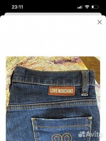 Джинсы love moschino
