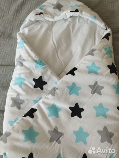 Конверт одеяло на выписку зима