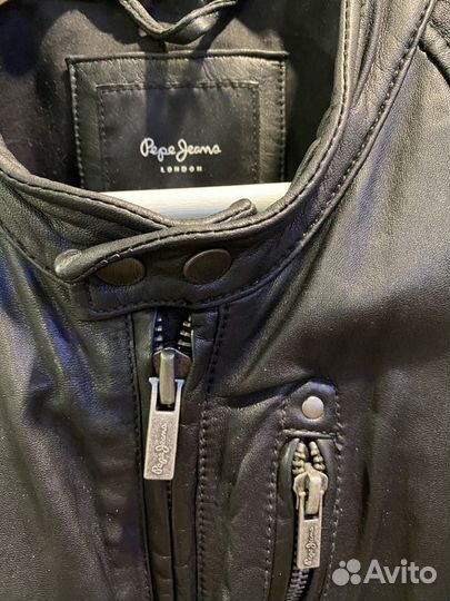 Кожанная куртка мужская Pepe jeans