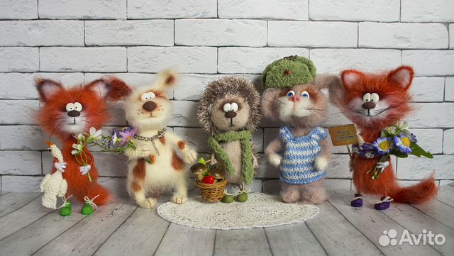 Интерьерные игрушки ручной работы