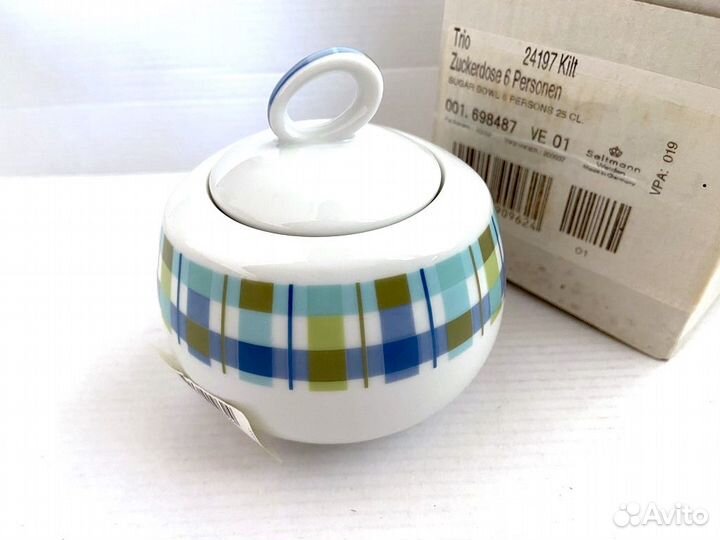 Сахарница 0,25 L Seltmann Weiden Trio Kilt