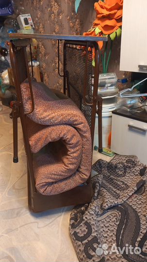 Раскладушка с матрасом