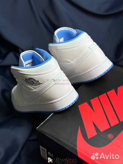 Кроссовки Nike Air Jordan 1 high белые 36-40