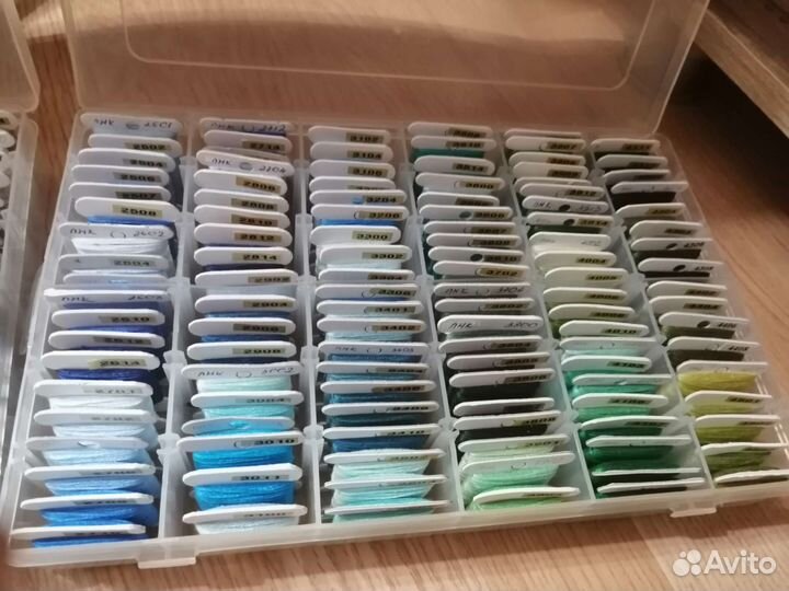 Нитки мулине пнк им. Кирова. Оргонайзер для мулине