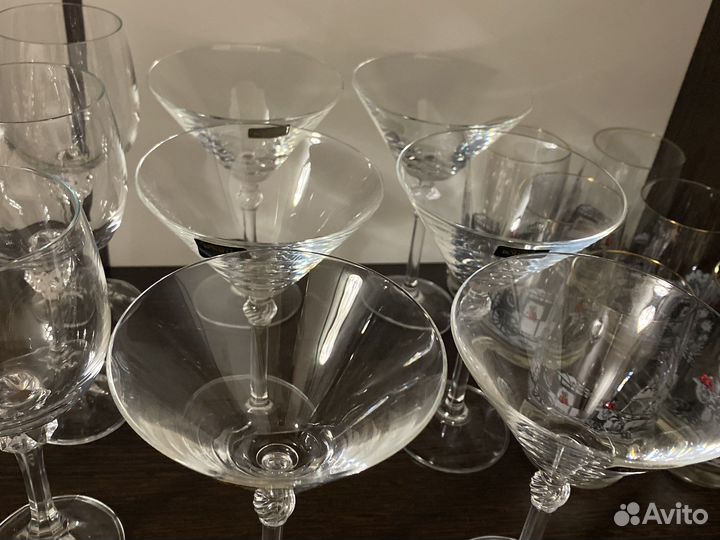 Бокалы под мартини