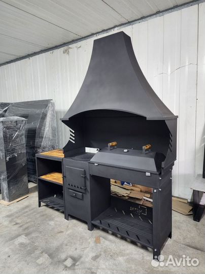 Мангал с вытяжкой