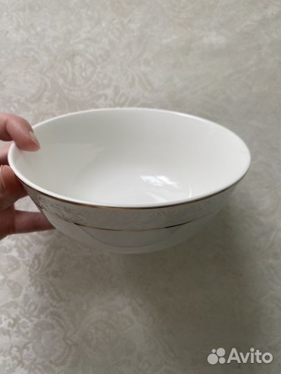 Салатник и тарелки Коралл