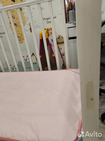 Детская кровать IKEA с матрасом