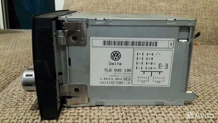 Штатная магнитола для VW touareg