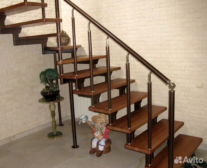 Лестница металлокаркас