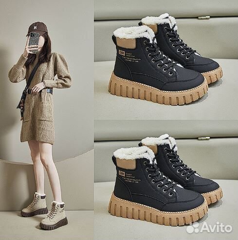 Женская утеплённая обувь Ботильоны (предзаказ)