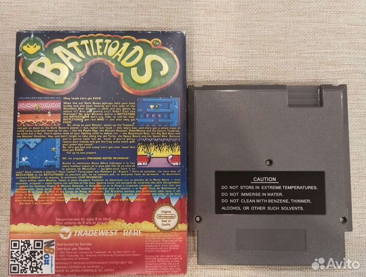 Картридж Nintendo Battletoads