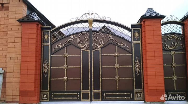 Кованные ворота