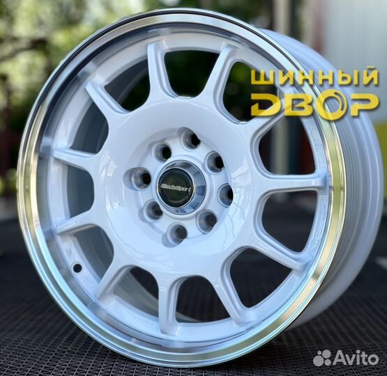 Диски 15 Белые Work DQ010-SV252 4x100 Toyota Vesta