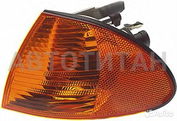 Указатель поворота R желтый BMW E46 98-00 depo 444
