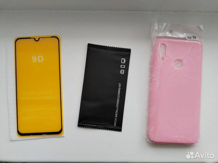 Защитное стекло и чехол для телефона Honor 10 Lite