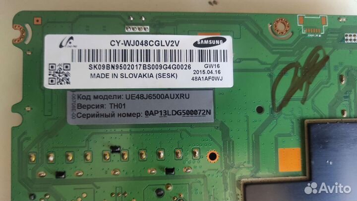 BN41-02353B BN94-09096X от samsung UE48J6500auxru