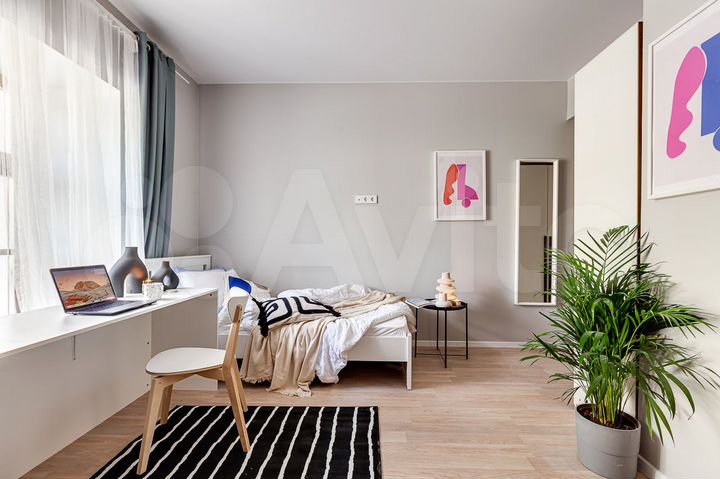 Комната 18 м² в 1-к., 2/2 эт.