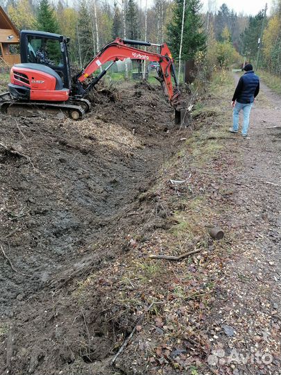 Планировка участка, отсыпка, раскорчевка расчистка