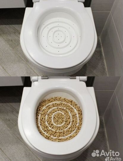 Лоток для приучения кота к туалету