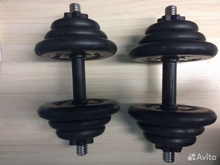 2 гантели разборные по 20 кг