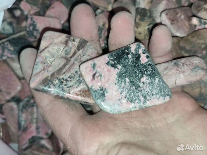 Родонит галтовка оптом