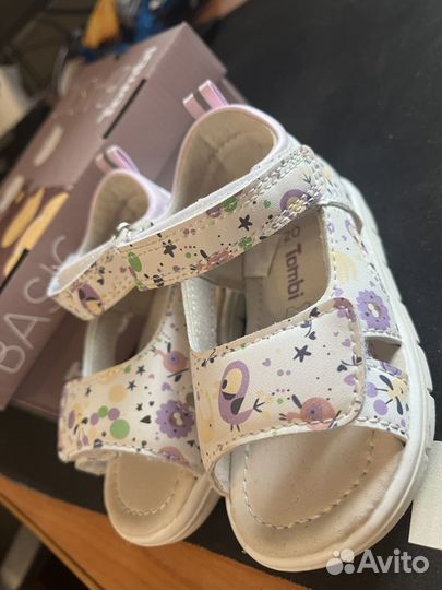 Сандалии для девочки 20 размер