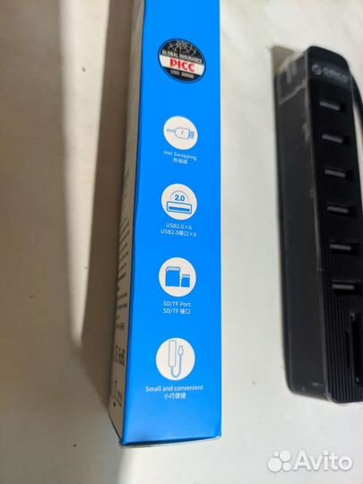 Usb hub на 6 портов,картридер