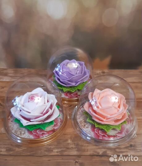 Свечи, сувенирное мыло, букеты под реализацию