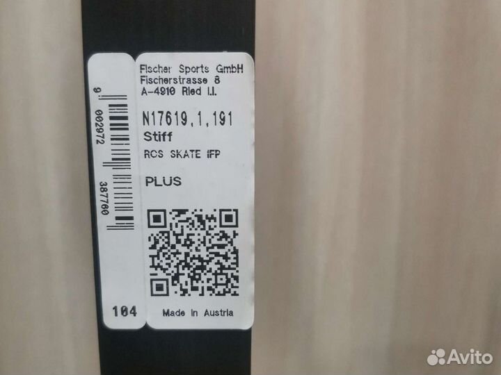 Лыжи fischer rcs новые