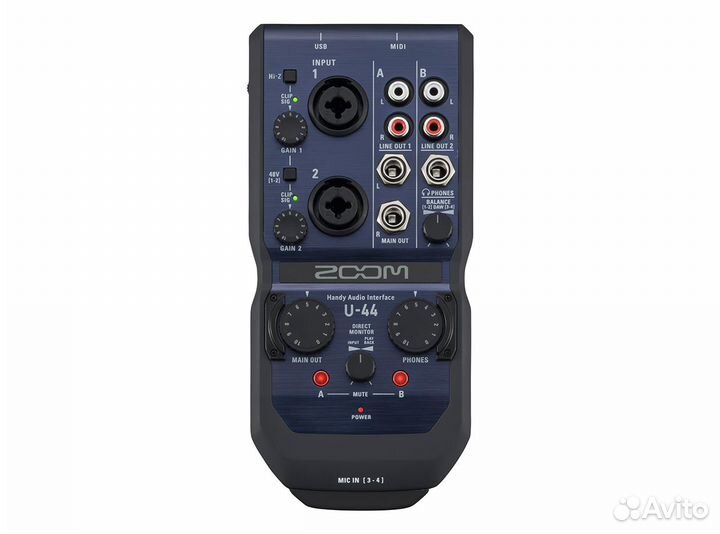 Ручной аудиоинтерфейс Zoom U-44