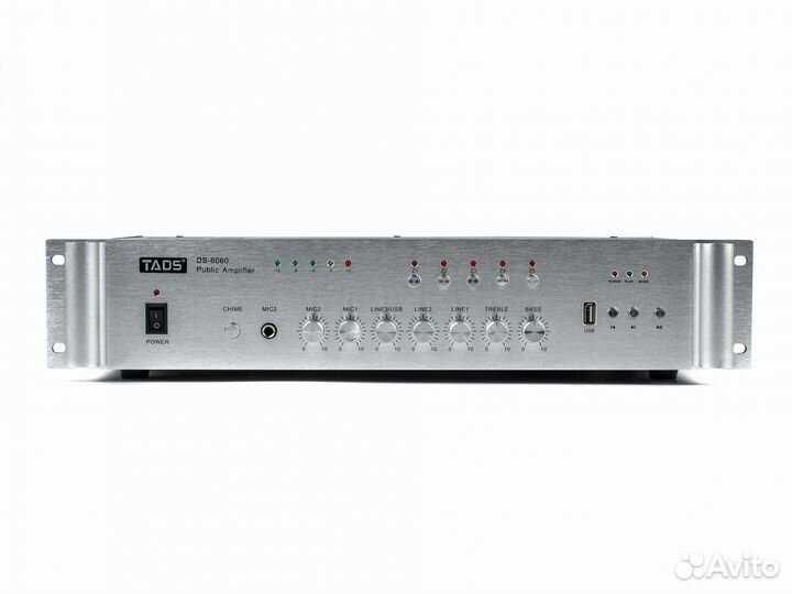 DS-6060 Усилитель мощности трансляционный, 60Вт