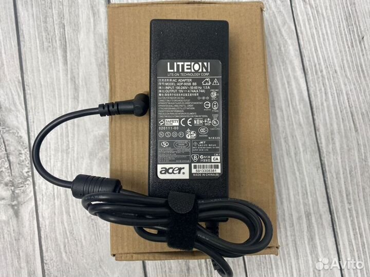 Блок питания(зарядное устройство) для acer 19V