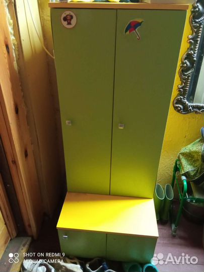 Шкафчик детский в раздевалку б/у