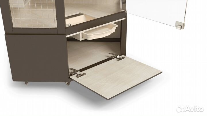 Витрина - клетка для шиншилл, дегу