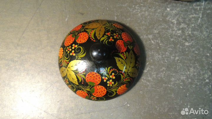 Хохлома Масленка Сахарница Шкатулка рисунок землян