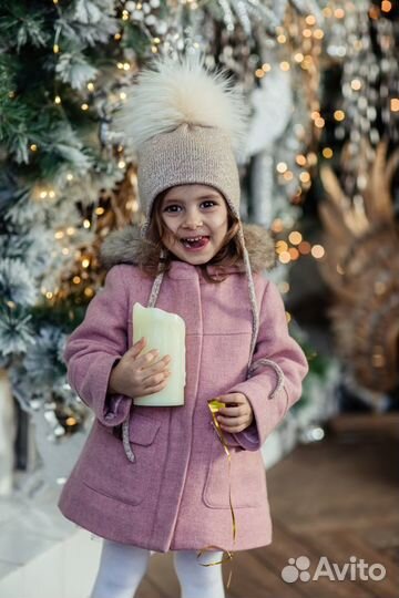 Шапка в стиле Catya, Regina, il Trenino с помпоном