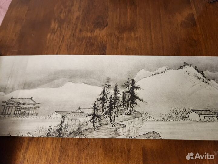 Японский настольный свиток - репродукция Сессю