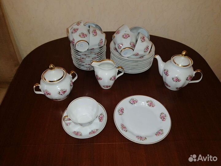 Сервиз чайный фарфоровый Сигулда Рижский