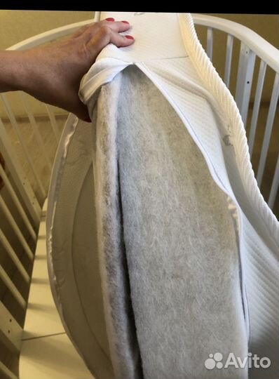 Детская кровать для новорожденных круглая