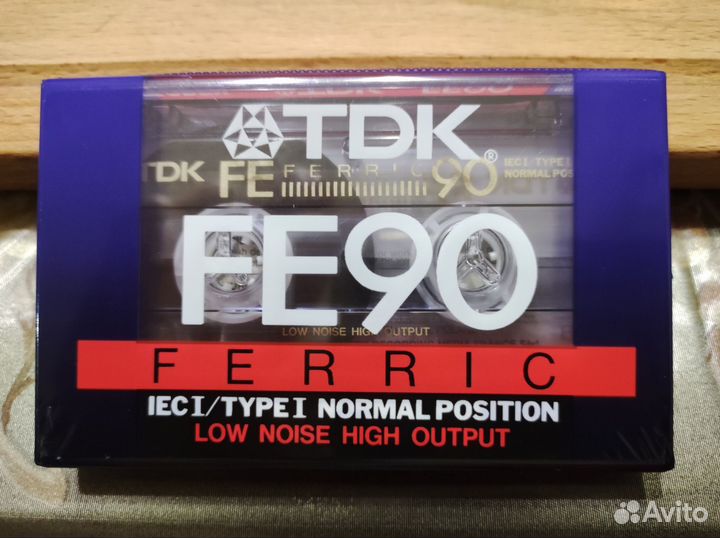 Аудио кассета TDK FE90 запечатанная