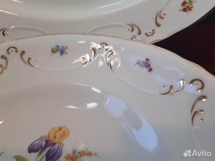 Посуда Thun1794 Чехия колл.Vicomte Золотые вензеля