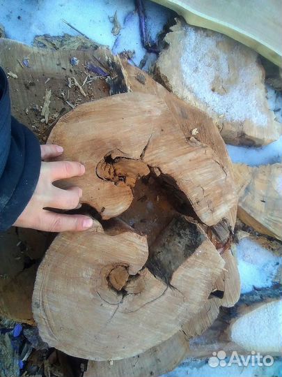 Слэбы из распил дерева