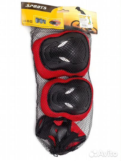 Набор защиты для катания для детей (Черный)