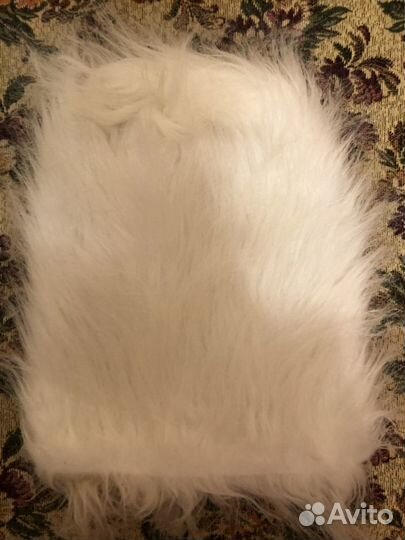 Шапка папаха белая