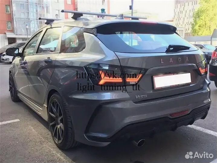 Задние фонари LADA vesta Ауди стиль