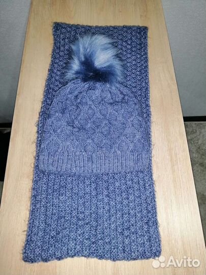 Шапка и снуд для девочки