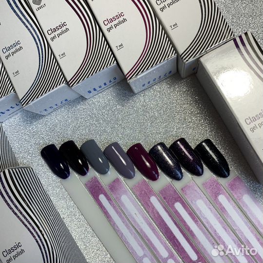 Lowly гель лак цветные базы топы расходники