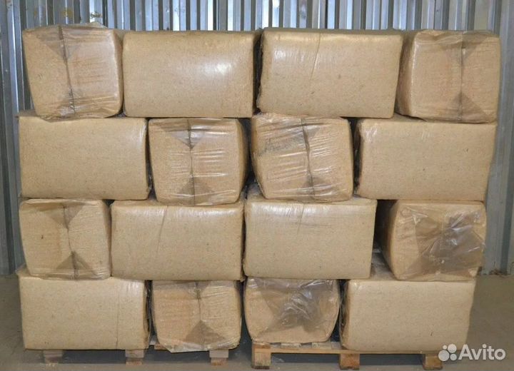 Опилки сухие, стружка пресованная, от 1 тонны